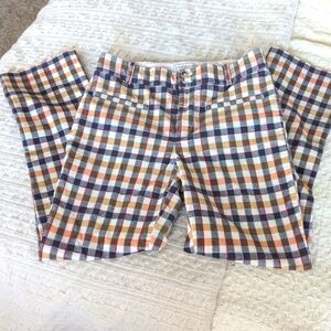 Anthropologie corduroy plaid pants